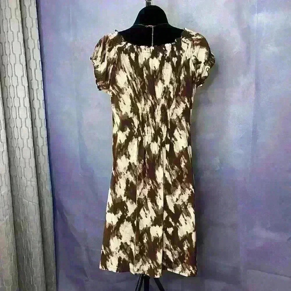 Michael Kors Ruffle Sleeve On or Off Shoulder Dress - Picture 6 of 10